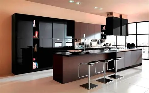 Modular kitchen design for 3BHK flat in Yendada Vizag